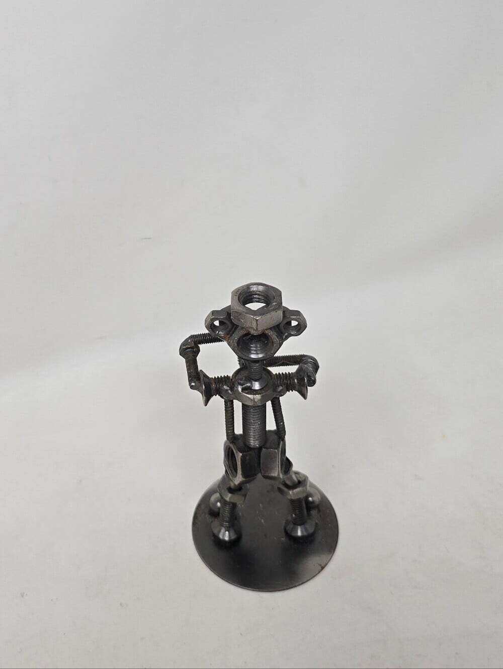 Nut Screws Bolts Figurine Metal Saxophone Player Music Folk Art Vintage 80s 90s - Picture 7 of 14